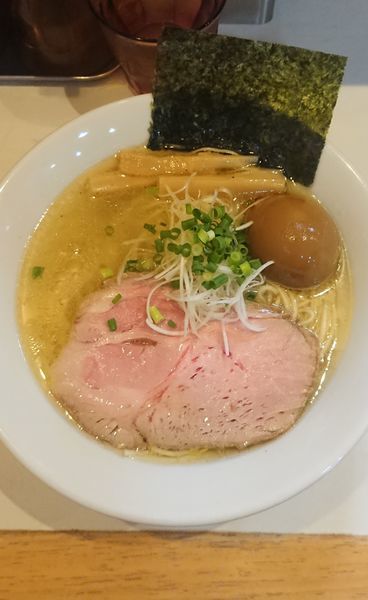 「塩ラーメン(味玉付き)」@麺屋 扇 SENの写真
