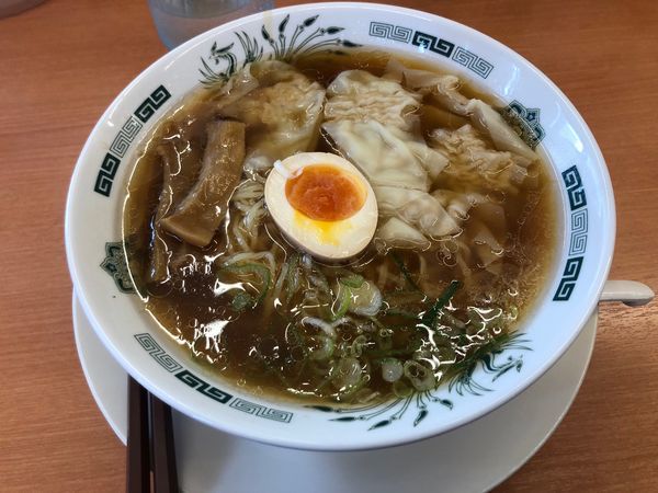 「ワンタン麺」@日高屋 小手指北口店の写真