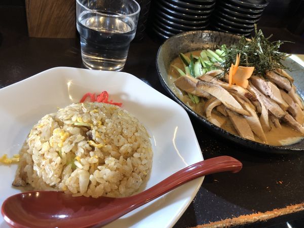 「セットやきめし（白）」@やきめし屋 植竹の写真