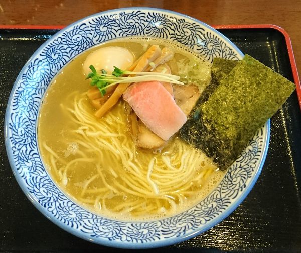 「特製金色煮干そば」@麺処 いぐさの写真