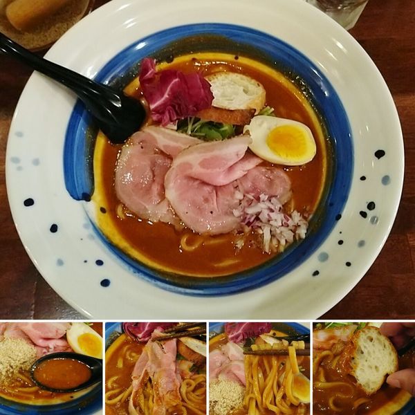 「胡麻ラーメン　900円」@海老丸らーめんの写真