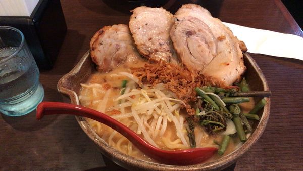 「信州味噌 味噌漬け炙りチャーシュー麺」@蔵出し味噌 麺場壱歩  東久留米店の写真