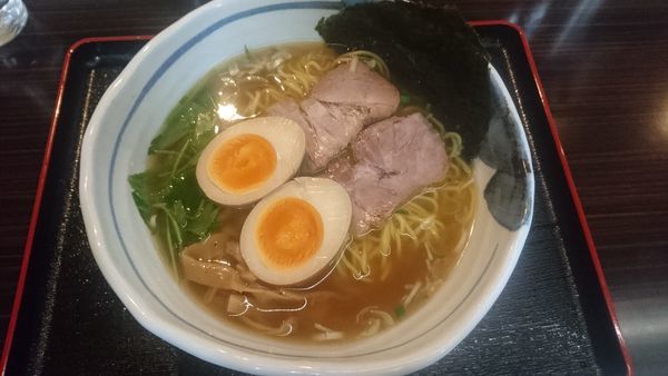 「味玉中華そば(大盛り)¥950-」@中華そば 一富士の写真