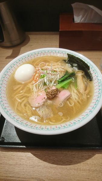 「味玉塩そば」@中華そば 勝本の写真