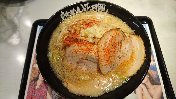 「【限定】嵐げんこつらあめん ぐらんキャニオン・・880円」@らあめん花月嵐 羽村店の写真