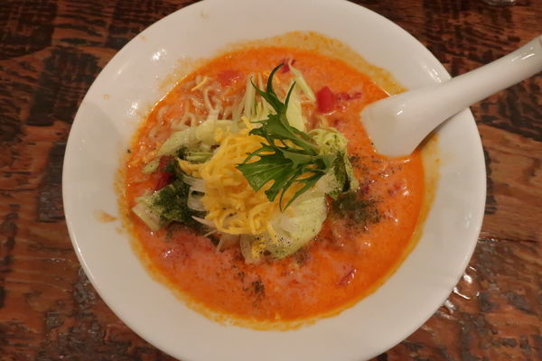 「冷しとまとラーメン 850円」@ジャンジャン軒の写真