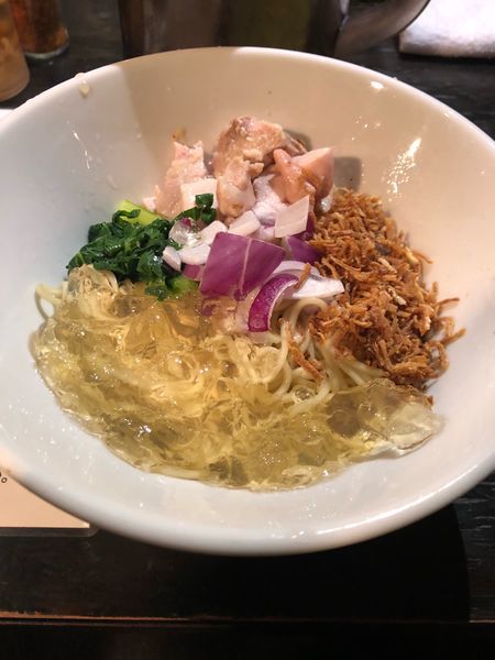 「冷たい油そば」@塩生姜らー麺専門店 MANNISHの写真