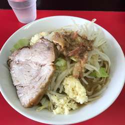 ラーメン並 ニンニクダブル 脂チョイまし