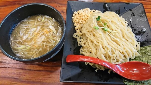「塩つけめん(680円)」@つけめん TETSU 所沢店の写真