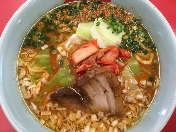 「【限定】旨辛スタミナらーめん 860円」@ラーメン山岡家 日立東金沢店の写真