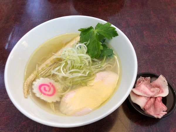 「【限定】天草大王と鯛煮干しの中華そば780円」@麺匠えにしの写真