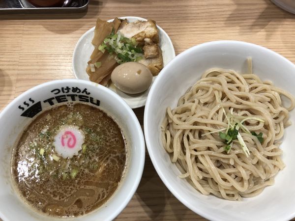 「特製つけめん　￥１１５０」@つけめんTETSU 名古屋JRゲートタワー店の写真
