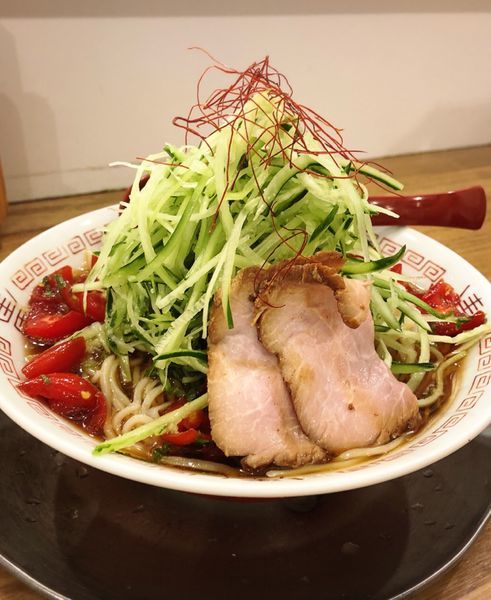 「冷やし中華(大)」@麺や 七彩 八丁堀店の写真