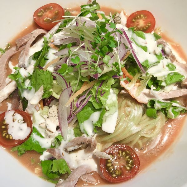 「【夏期限定】彩り冷やし麺」@麺屋 翔 品川店の写真