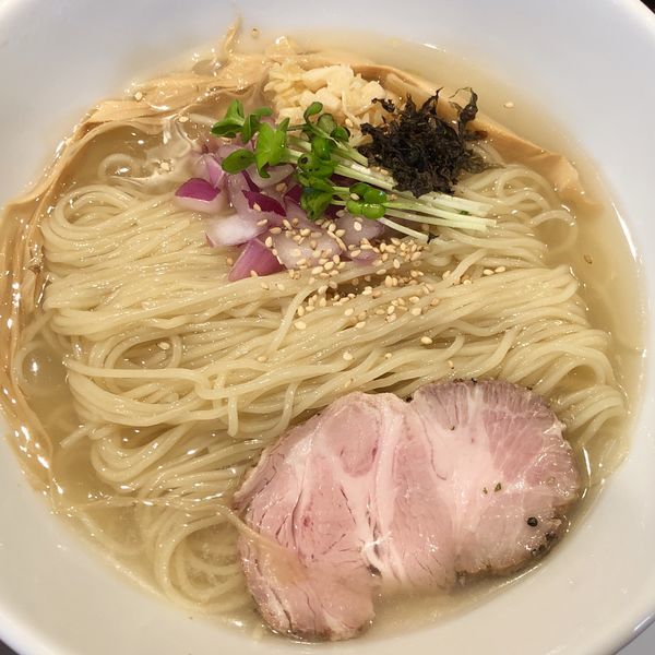「【限定】冷やし貝そば（塩）」@noodles kitchen GUNNERS 新丸子店の写真