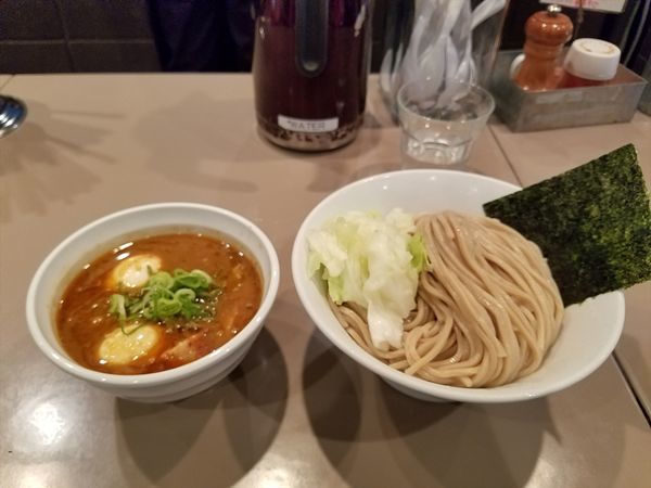 「海老つけ麺味玉入り (900円)」@つけ麺 五ノ神製作所の写真