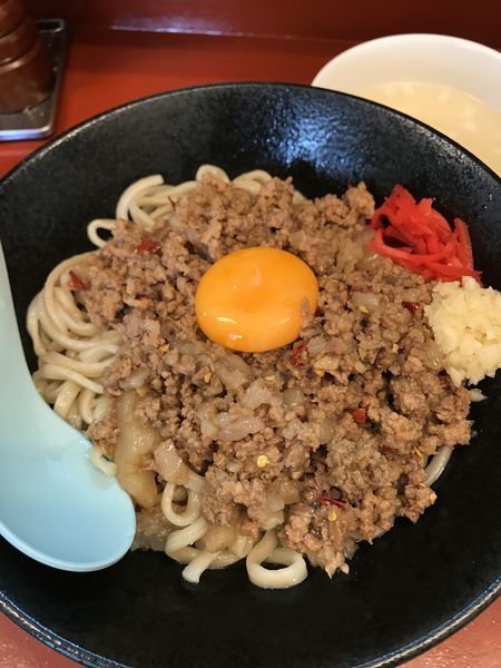 「マシライス、麺に変更」@立川マシマシ 5号店（神保町店）の写真