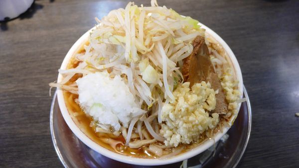 「中 らーめん¥640／卓上ニンニク¥0」@麺屋 婆娑羅の写真