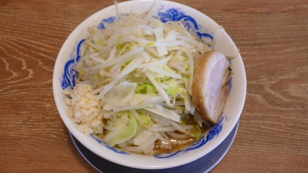 「ラーメン 並盛¥680／ニンニク¥0」@ジャンクガレッジ 東大宮店の写真