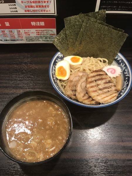 「特製濃厚豚骨魚介つけ麺」@麺屋 武士道 本店の写真