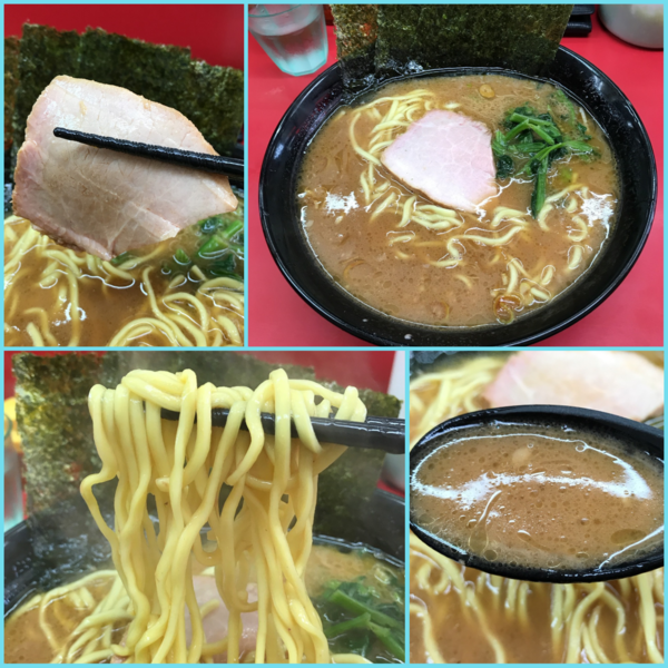 「中盛ラーメン（麺かため）¥800」@ラーメン杉田家の写真