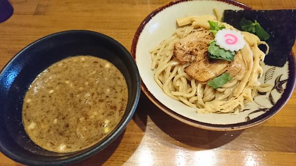 「濃厚魚介つけ麺(800円)」@馳走麺 狸穴の写真