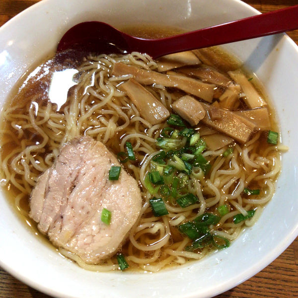 「ラーメン　450円（食後のコーヒー付）」@あしま園の写真