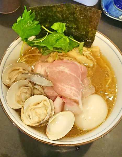 「特製蛤そば」@中華そば 四つ葉の写真