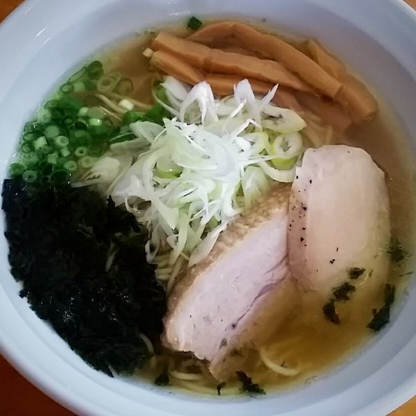 「煮干そば（塩）７５０円」@麺屋 咲の写真