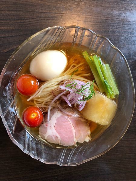 「冷製煮干しそば」@麺処 さとうの写真