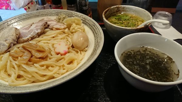 「秋田県産ぎばさつけ麺」@秋田ラーメン はまの写真
