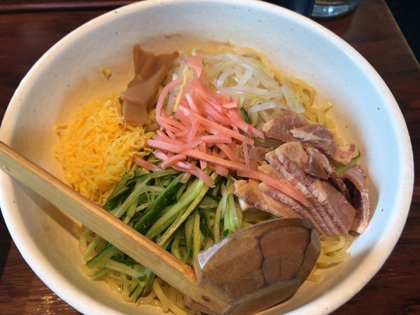 「冷やし中華大盛 680円 クーポン150円引」@壱鵠堂 つきみ野店の写真