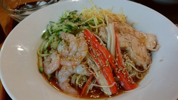 「冷やし中華セット850円（日替わり定食）」@中華 女児紅の写真