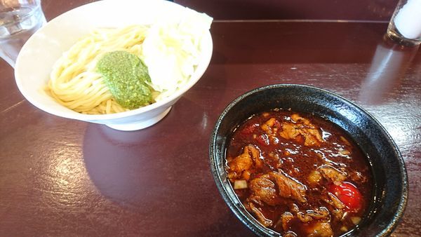 「【限定】一年ぶりの牛トマトつけ麺」@らーめん 五ノ神精肉店 煮干し編の写真