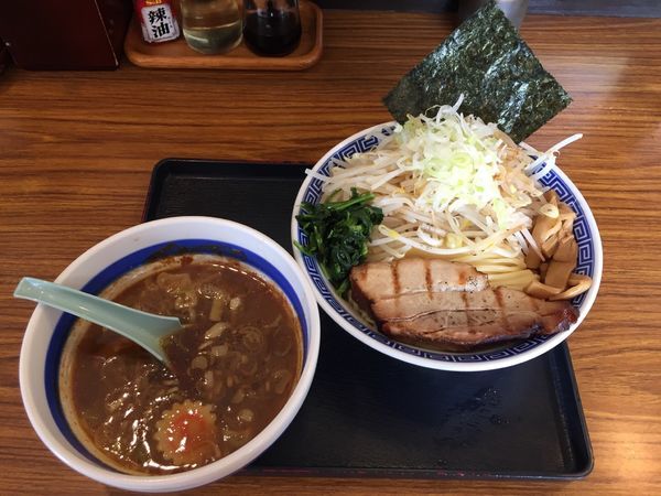 「野菜つけめん（並盛り）（850円）」@優勝軒 柏店の写真