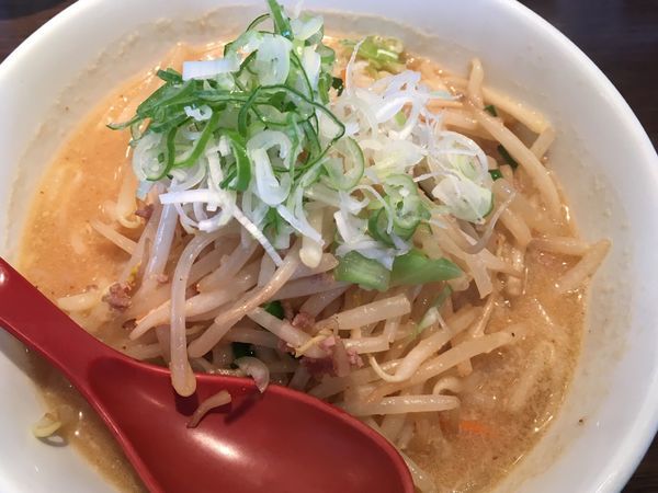 「なまら味噌らーめん＋ダブル野菜 820円」@北海道らーめん なまら 阿見店の写真