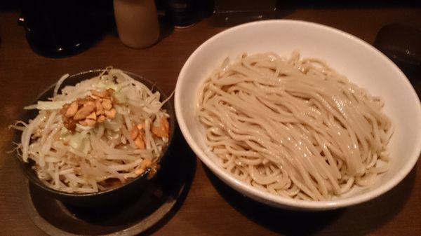 「味玉どてつけめん850円+爆盛100円」@どてちんIIの写真