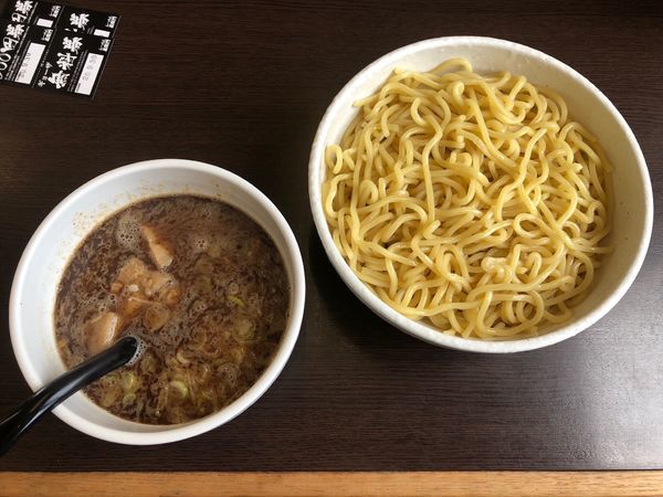 「魚介つけ麺」@関東風とんこつらーめん 五衛門 谷田部店の写真