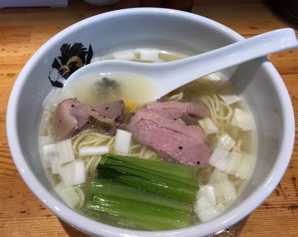 「鴨中華そば（塩）」@満鶏軒の写真