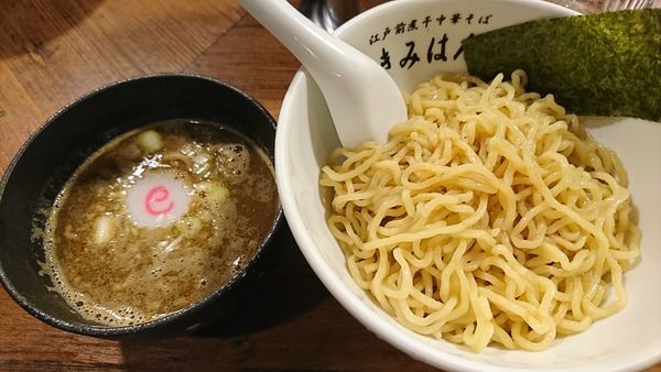 「梅香るつけめん(840円)」@江戸前煮干し中華そば きみはん 総本店の写真