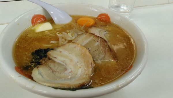 「スタミナラーメン」@ラーメンあじ平 勝田店の写真