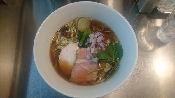 「【限定】鶏×鰹の冷たいスープラーメン」@Bonito Soup Noodle RAIKの写真