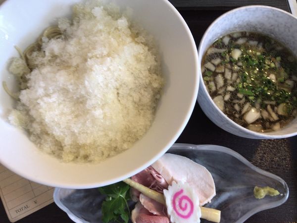 「限定：氷点下の煮干しつけそば850円」@麺匠えにしの写真