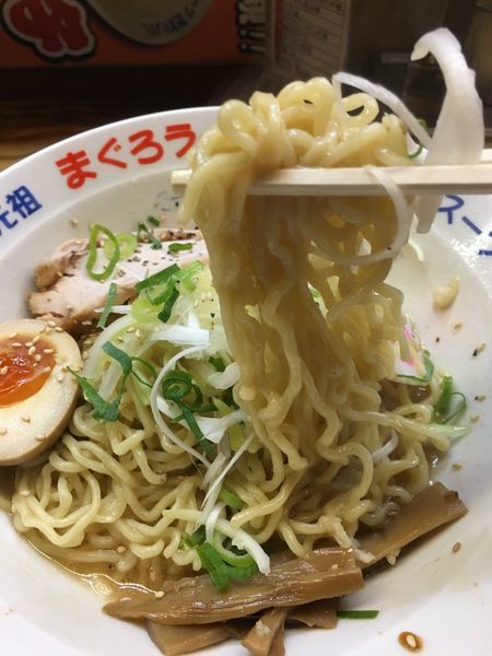 「ニンニクラーメン❗️激臭！ニンニク❗️」@元祖まぐろラーメン 本店の写真