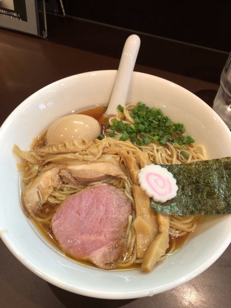 「【限定】冷やし煮干しそば（焼きアゴ）900円＋半替玉」@おおぜき中華そば店の写真