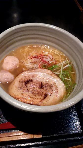 「銀笹ラーメン（白醤油） ８５０円」@麺処 銀笹の写真