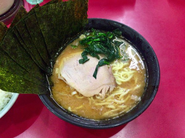 「ラーメン＋のり」@杉田家 千葉祐光店の写真