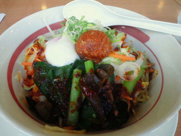 「台湾野菜まぜめん（辛シビ系）637円」@幸楽苑 矢野目店の写真