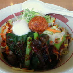 台湾野菜まぜめん(辛シビ系)637円