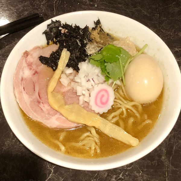 「【限定】のどぐろ煮干しそば ￥850」@中華SOBA にぼ乃詩の写真